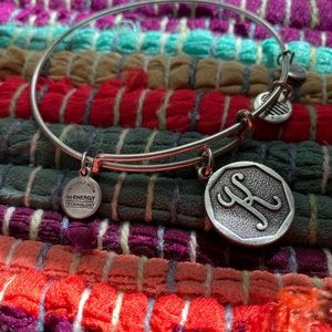 Alex and ani initial k bracelet